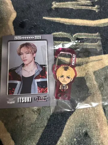 후지와라 이츠키 아크릴 카라비너 포토 카드