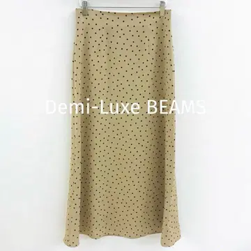 데미룩스 빔즈 Demi-Luxe BEAMS 도트 스커트 38