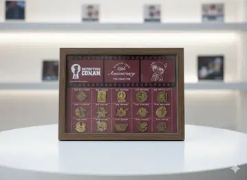 코난 15주년 기념 핀 컬렉션