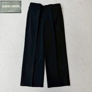 블랙 택 GIORGIO ARMANI 슬랙스 블랙 SIZE48