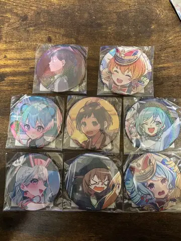 BanG Dream! 10th 캔뱃지 복권 빅 홀로그램 캔뱃지