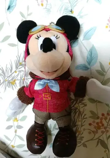 미니 파이롯트풍 봉제 인형 키링