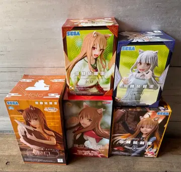 늑대와 향신료 프라이스 피규어 5체 세트 호로