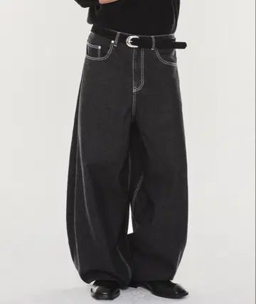 BELVET 스타일 와이드 데님