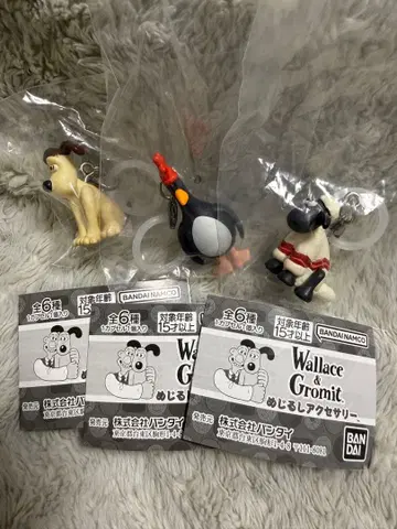 wallace&Gromit 메지루시 액세서리 [ 3개 세트 ]