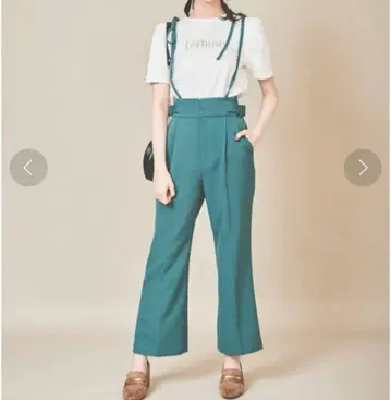 새상품 31 Sons de mode 서스펜더 플레어 팬츠