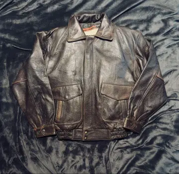 90's A2 가죽 플라이트 자켓