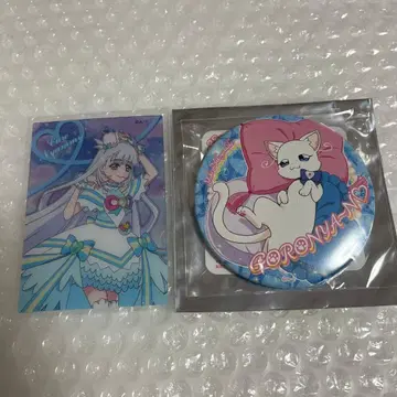 프리큐어 유키 트윙클 캔뱃지 니아미 클리어 카드