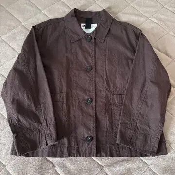 MHL. 코튼 린넨 자켓 브라운