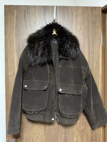 ZARA 브라운 퍼 자켓