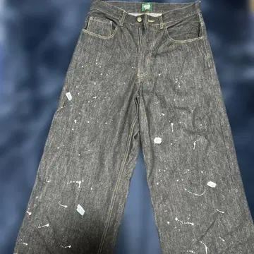 완판템!! that'slife 페인트 배기 데님 s 사이즈