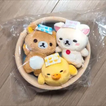 리락쿠마의 온천 장면 봉제 인형