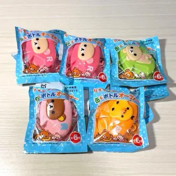 리락쿠마 병따개 5개 세트