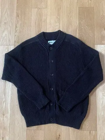 MHL. 니트 가디건 블랙