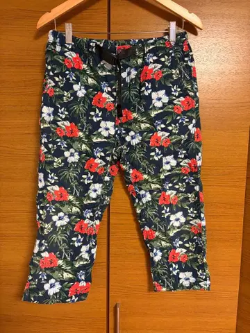 그라미치 MEN'S BIGI 7부 기장 팬츠 꽃무늬 M 사이즈