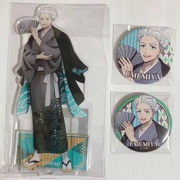 윈블 우메미야 하지메 캔뱃지 아크릴 스탠드 레트로 모던