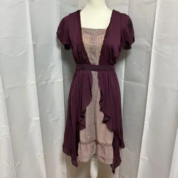 엑시즈팜 axes femme 프릴 원피스 리본 쉬폰