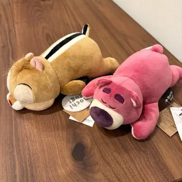 디즈니 토이스토리 랏소 칩과 데일 모찌허그 봉제 인형