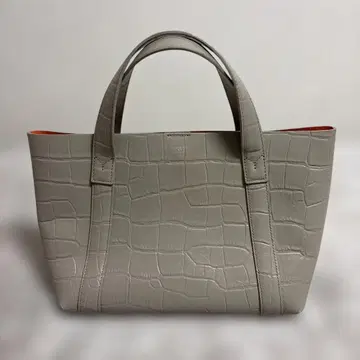 페레 모르비다/PELLE MORBIDA 악어 엠보싱 미니 토트백