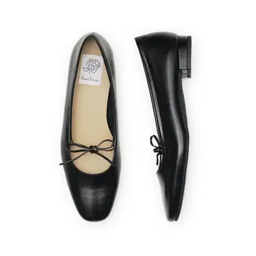 [ Emma Francis ] 메탈릭 리본 2cm 펌프스