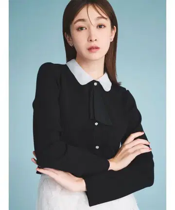 CELFORD 셀포드 디태처블 총침 가디건 블랙 36