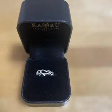 kaoru 허니 빗 반지 그린 골드 11호