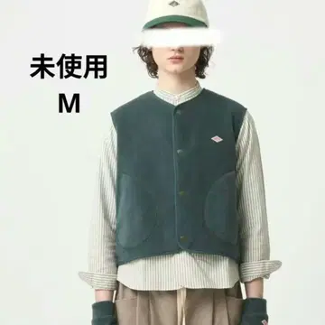 단톤 플리스 칼라리스 베스트 다크 그린 36 여성용