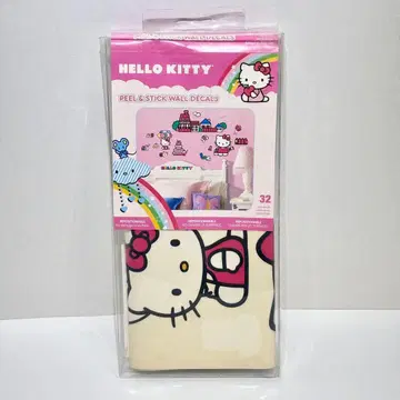 레어! 헤이세이 레트로 헬로키티 월 스티커 룸메이츠