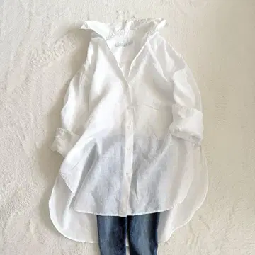 프레임워크 프렌치 린넨 2way 셔츠 블라우스