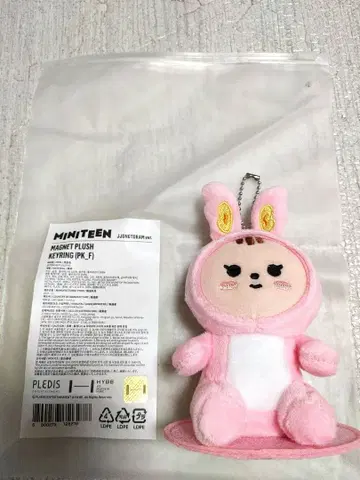 miniteen magnet plush keyring jjongtoram