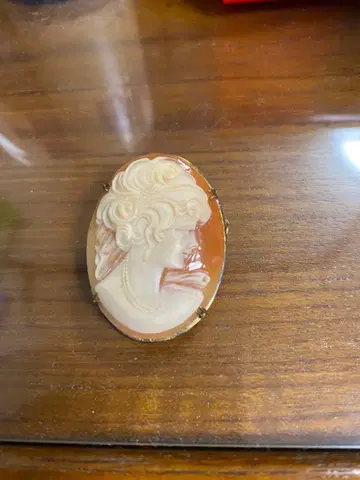 빈티지 카메오 브로치 (목걸이로도 가능)