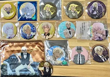 명탐정 코난 캔뱃지 묶음 판매 아무로 토오루 후루야 레이 버본