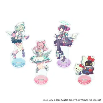 젠레스 존 제로 산리오 캐릭터즈 아크릴 스탠드 전 4종 세트
