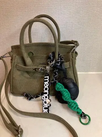 meongblue KANAGU army mini 숄더백