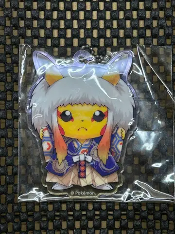 피카츄 일본풍 가부키 아크릴 키링 포켓몬 포켓몬스터