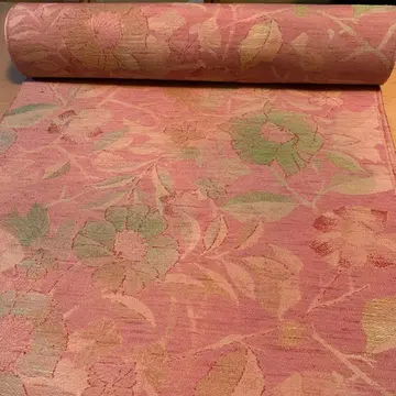 기모노 옷감 니시진오메시 살몬 핑크