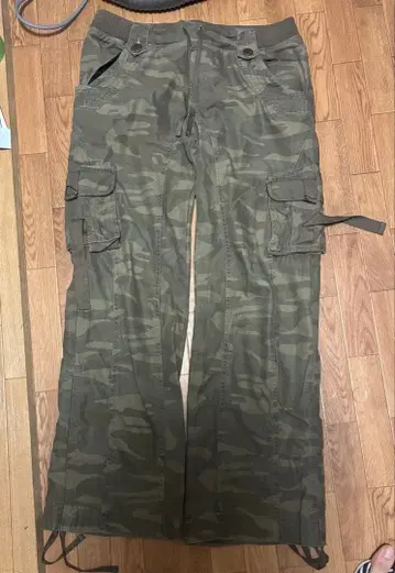 카고 플레어 팬츠 카모플라쥬 goa Y2K