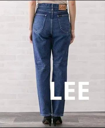 Lee 슬림 스트레이트 하이라이즈 XS