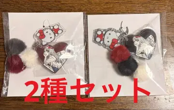 애니마이 복권 토미에 x 헬로키티 B상 하트 키링 2개