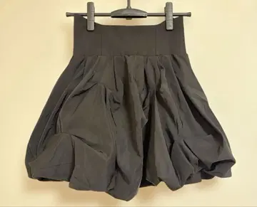 더즈린 벌룬 스커트 S 블랙 코르셋 실루엣 이너 팬츠