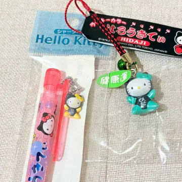 지역 한정 키티 스트랩 샤프 펜 기후 사루보보 펜던트 헬로키티