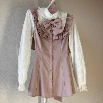 [시크릿허니] 리본 인팬트 부속 셋업