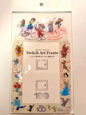 디즈니 100주년 굿즈 스위치 아트 프레임 Disney 씰