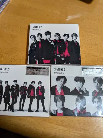 SixTONES 싱글 CD 세트