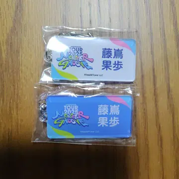 히나타자카46 후지시마 카호 키링 2개 세트