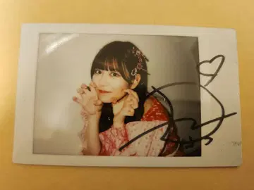 FRUITS ZIPPER 츠키아시 아마네 사인 폴라로이드