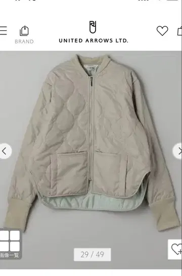 파이브 브라더 퀼팅 자켓