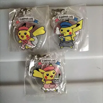 피카츄 아크릴 키링 포켓몬 카페