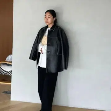 searoomlynn 빈티지 ECO 가죽 셔츠 자켓 SHORT