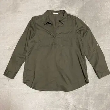 [그라시아] 허니즈 긴팔 튜닉 M 올리브 그린 소매 조절 가능